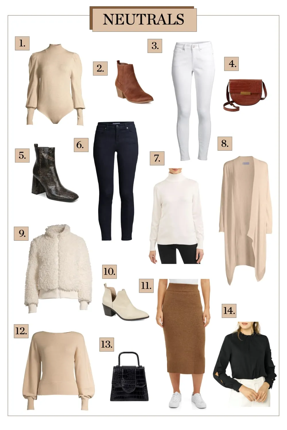 Woman wearing a neutral blazer and tailored trousers with text overlay about budget styling tips and looking expensive on a budget