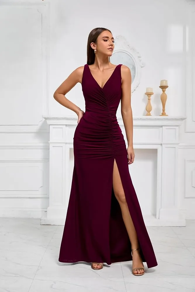 Woman wearing an elegant modern formal outfit with text overlay about refined dressing for formal occasions