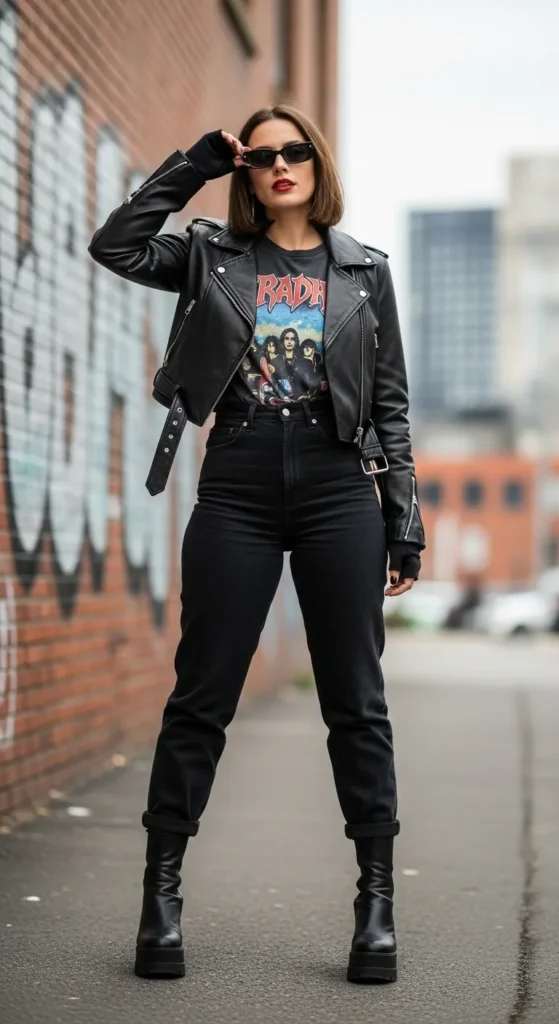 Grunge-outfit-inspiration-designed-for-pear-body-shape-proportions