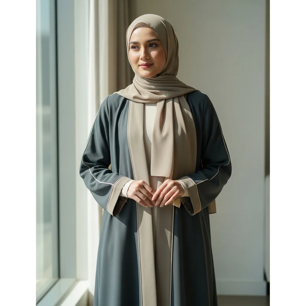 Hijab-outfit-ideas-for-pear-body-shape-using-smart-layering-techniques