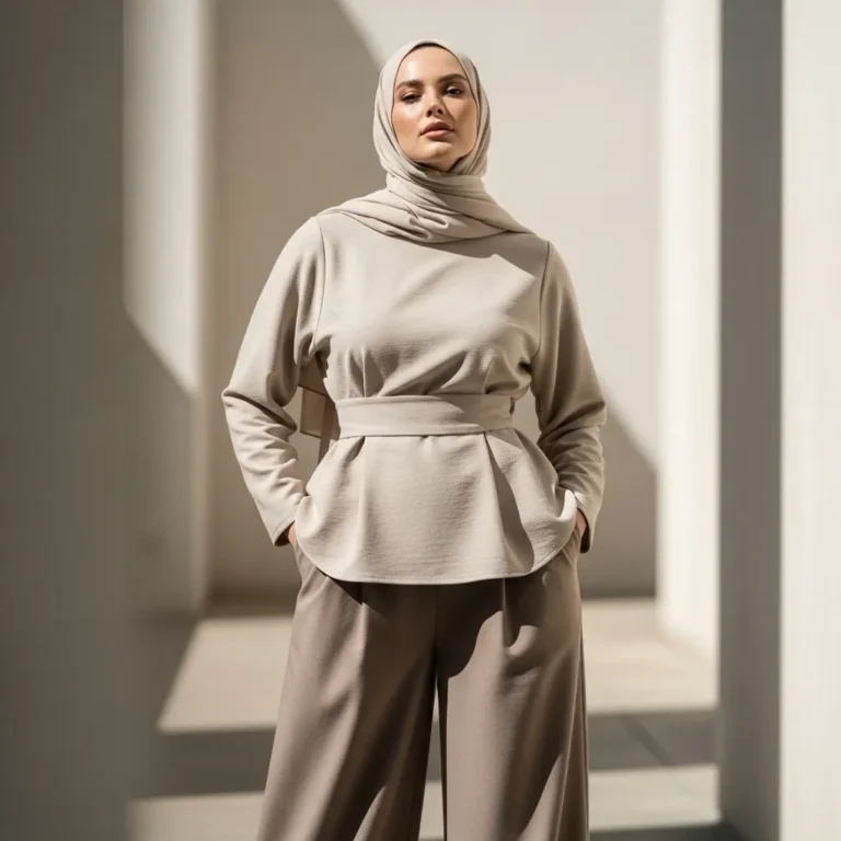 Hijab-outfit-ideas-for-pear-body-shape-with-a-balanced-modest-look