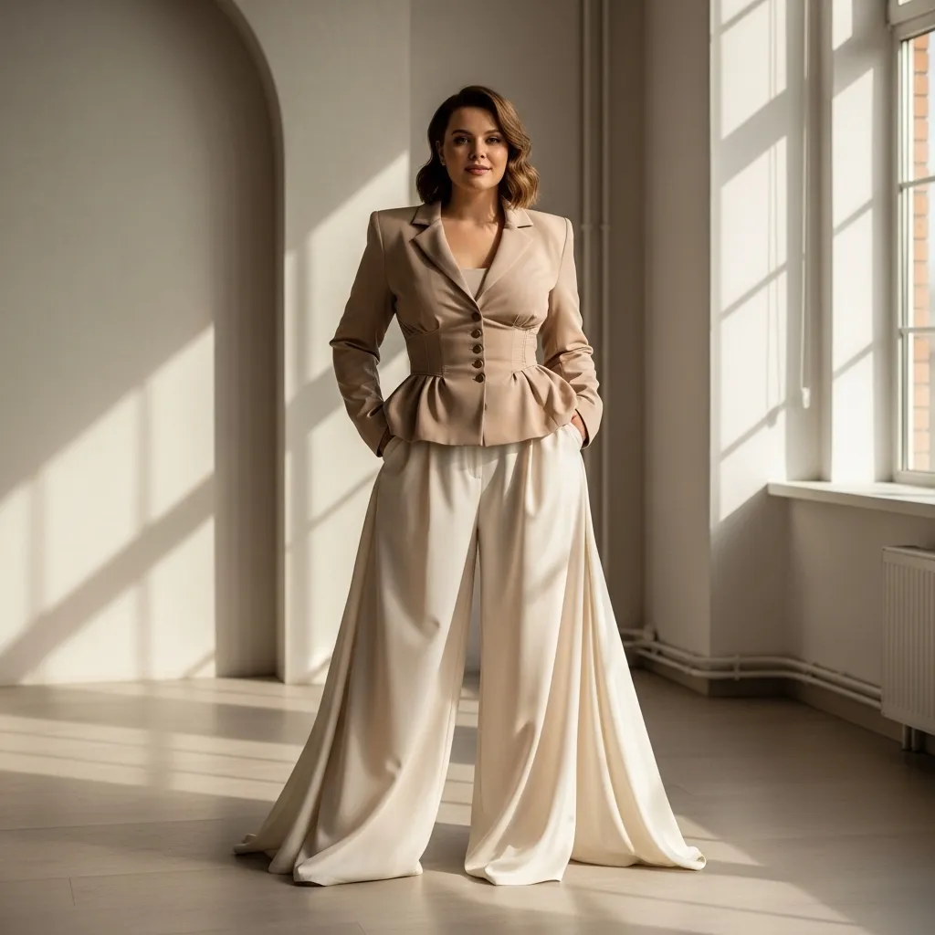 Plus-size-outfit-ideas-for-pear-body-shape-with-a-balanced-and-flattering-look