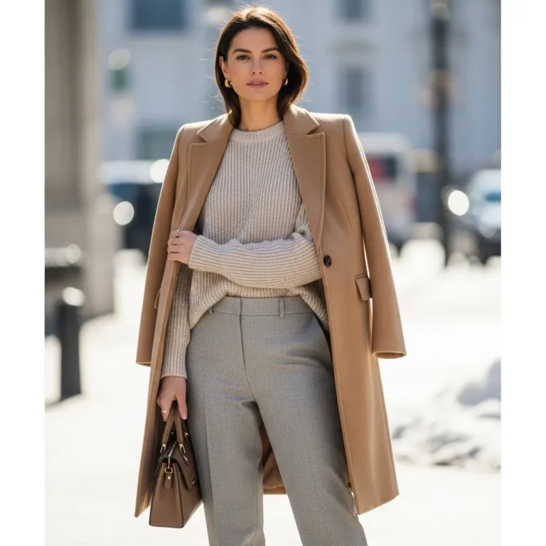 Winter-outfit-ideas-for-pear-body-shape-featuring-a-structured-coat-and-balanced-winter-layering